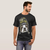 Boston Terrier Sports Beanie T-Shirt (Vorne ganz)