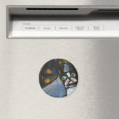 Boston Terrier spukhafte Halloween Magnet (In Situ (Geschirrspüler))