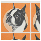 Boston Terrier Stoff (Muster)