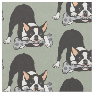 Boston Terrier Stoff