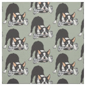 Boston Terrier Stoff (Muster)