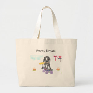 Boston Terrier Sweet Dream Jumbo Stoffbeutel