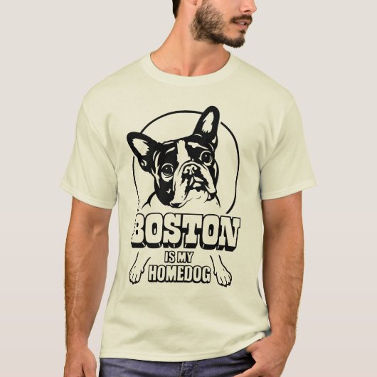 Boston Terrier T-Shirt (Vorderseite)