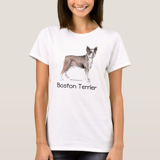 Boston Terrier T-Shirt (Vorderseite)