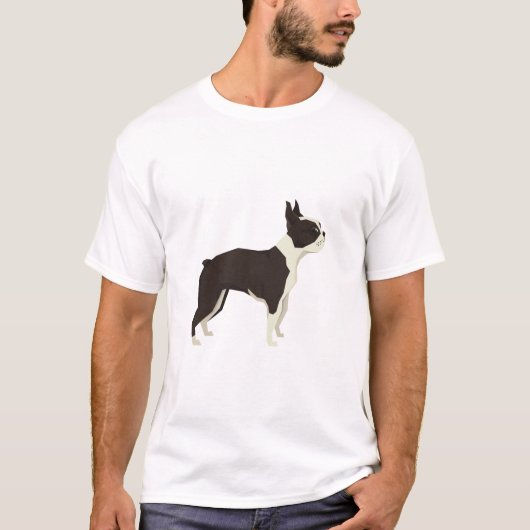 Boston Terrier T-Shirt (Vorderseite)