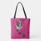 Boston Terrier Tasche (Rückseite)
