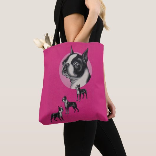 Boston Terrier Tasche (Von Nahem)