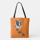 Boston Terrier Tasche (Rückseite)