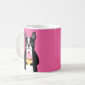 Boston Terrier Tasse (Vorderseite Links)