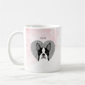 Boston Terrier Tasse (Links)