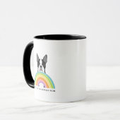 Boston Terrier Tasse (Vorderseite Links)
