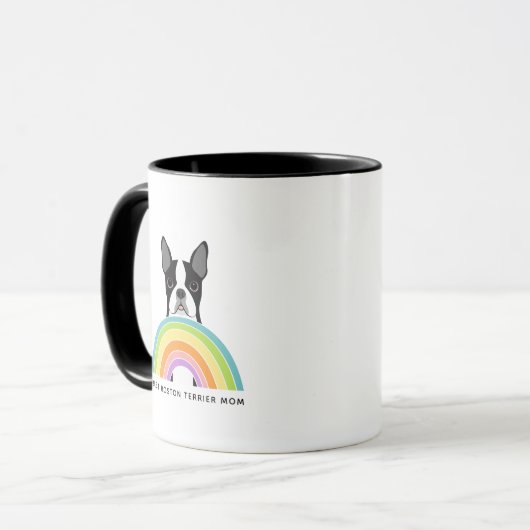 Boston Terrier Tasse (Vorderseite Links)