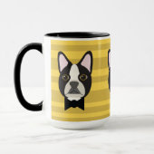 Boston Terrier Tasse (Links)