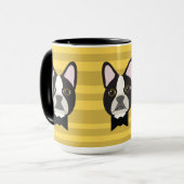 Boston Terrier Tasse (Vorderseite Links)