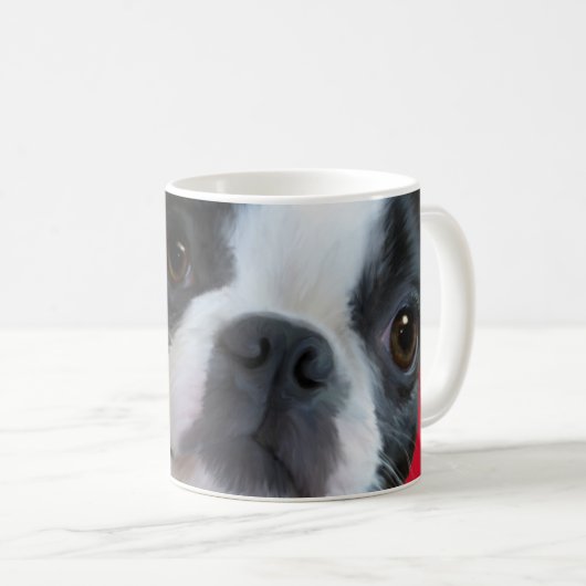 Boston Terrier Tasse (VorderseiteRechts)