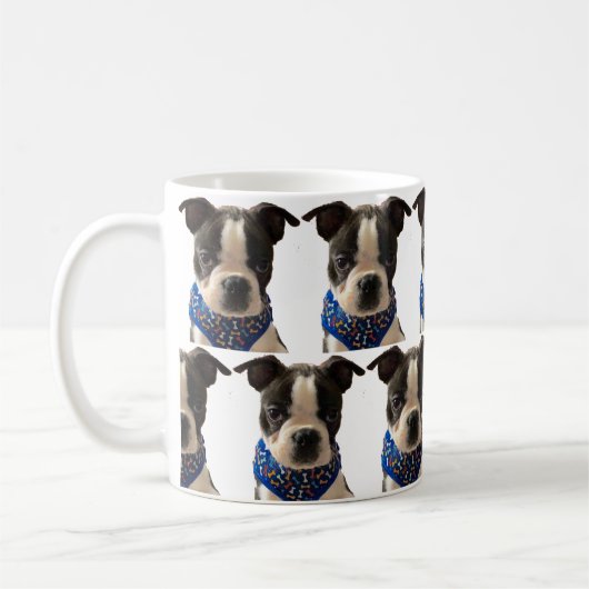 Boston Terrier Tasse (Links)