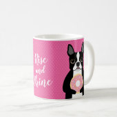 Boston Terrier Tasse (VorderseiteRechts)