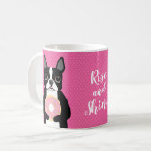 Boston Terrier Tasse (Vorderseite Links)