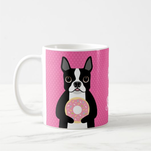 Boston Terrier Tasse (Links)