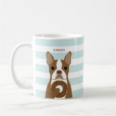 Boston Terrier Tasse (Links)