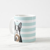 Boston Terrier Tasse (Vorderseite Links)