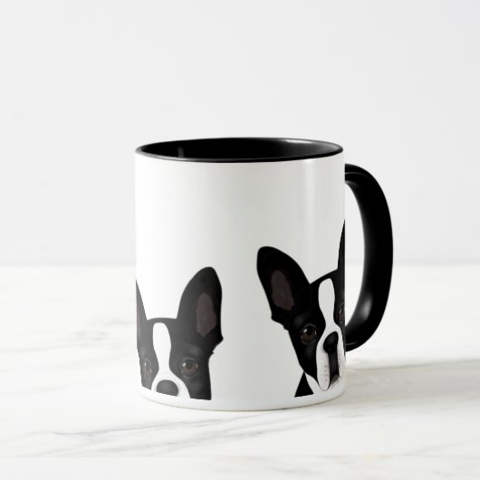 Boston Terrier Tasse (VorderseiteRechts)