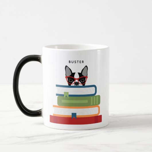 Boston Terrier Tasse (Links)