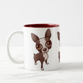 Boston Terrier Tasse (Links)