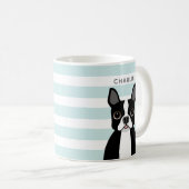 Boston Terrier Tasse (VorderseiteRechts)