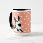 Boston Terrier Tasse (Vorderseite Links)