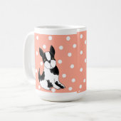 Boston Terrier Tasse (Vorderseite Links)