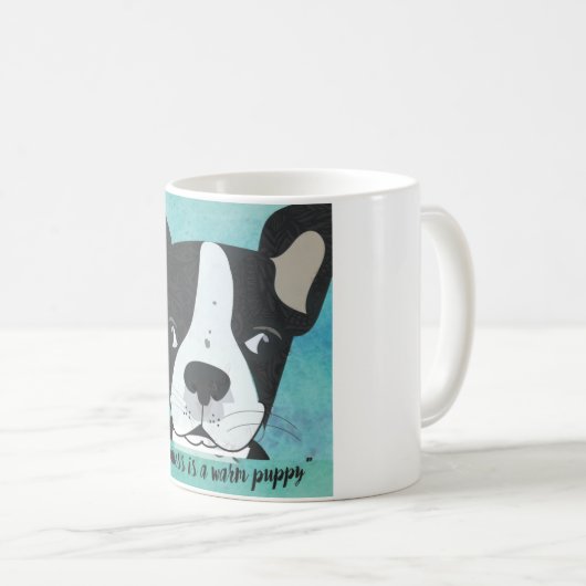 Boston-Terrier-Tasse Kaffeetasse (VorderseiteRechts)