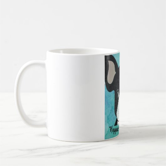 Boston-Terrier-Tasse Kaffeetasse (Links)