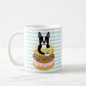 Boston-Terrier-Tassen Kaffeetasse (Links)