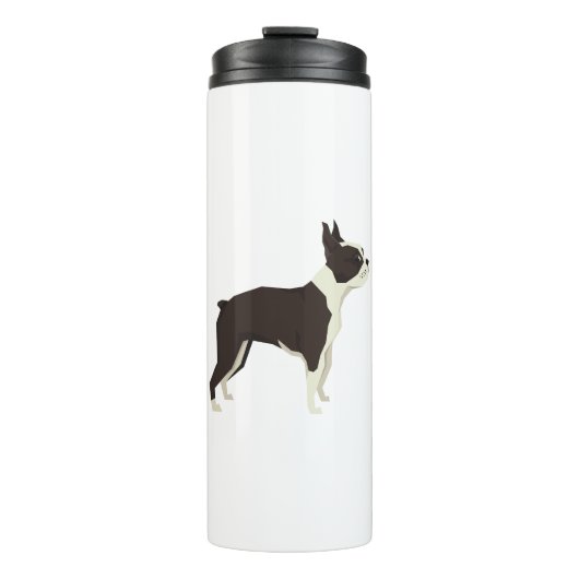 Boston Terrier Thermosbecher (Vorderseite)