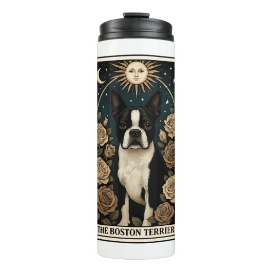 Boston-Terrier Thermosbecher (Vorderseite)