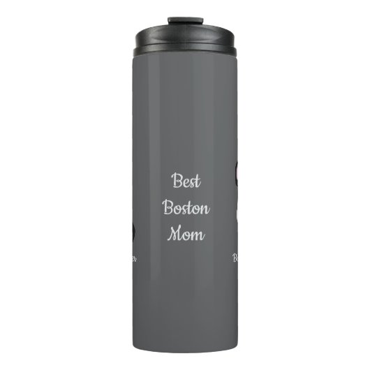 Boston terrier thermosbecher (Vorderseite)