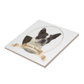 Boston Terrier Tile Fliese (Seite)