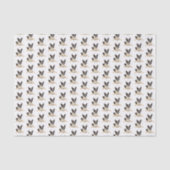 Boston Terrier Tissue Paper Seidenpapier (Vorderseite)