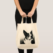 Boston Terrier Tote Bag - "Boston Style" Tragetasche (Vorderseite (Produkt))