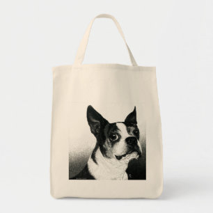 Boston Terrier Tote Bag - "Boston Style" Tragetasche