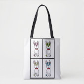 Boston Terrier Tote Bag Tasche (Vorderseite)