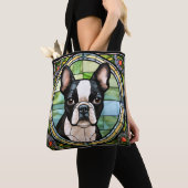Boston Terrier Tote Bag Tasche (Von Nahem)