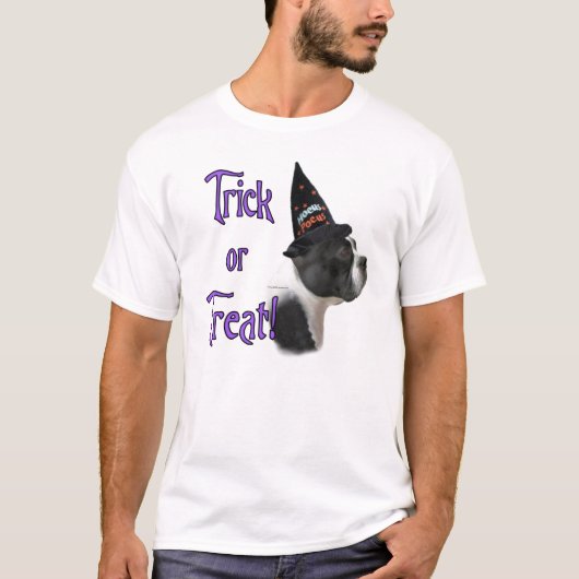 Boston Terrier Trick T-Shirt (Vorderseite)