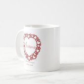 Boston Terrier True Love Kaffeetasse (Vorderseite Links)