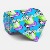 Boston Terrier Tub Full Krawatte (Gerollt)