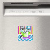 Boston Terrier Tub Full Magnet (In Situ (Geschirrspüler))