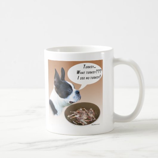 Boston Terrier Türkei Kaffeetasse (Rechts)