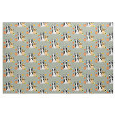 Boston-Terrier und Mopsfallmuster Gewebe Stoff (Fat Quarter (45,7 x 55,9 cm))