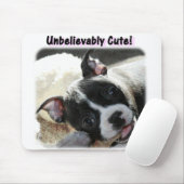Boston Terrier:  Unglaublich niedlich! Mousepad (Mit Mouse)